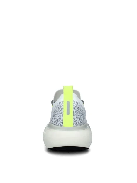 SNEAKERS PLATFORM JUPITER KNIT MULTICOLORE CON INSERTI FLUO UOMO BIANCO