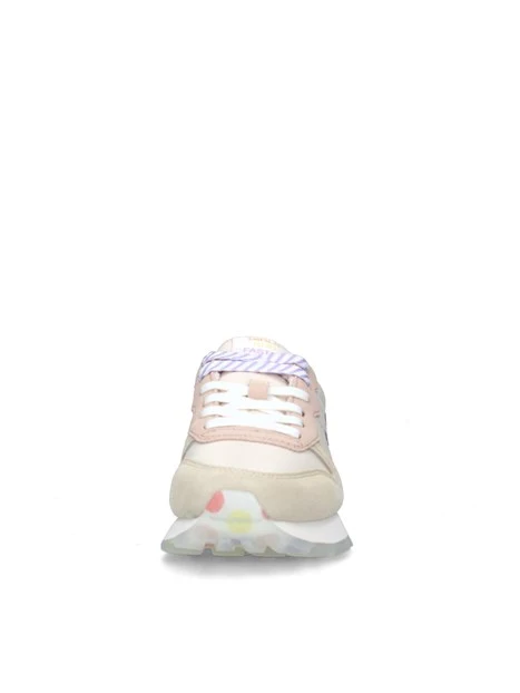 SNEAKERS BASSE ALLY CANDY CANE MULTICOLORE DONNA BIANCO PANNA