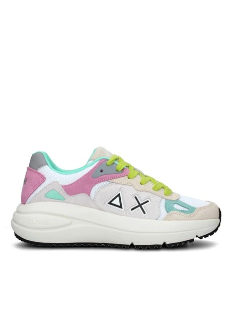 SNEAKERS PLATFORM VENUS MULTICOLORE DONNA BIANCO