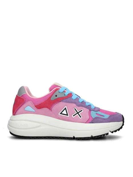 SNEAKERS PLATFORM VENUS MULTICOLORE DONNA ROSA VIOLA