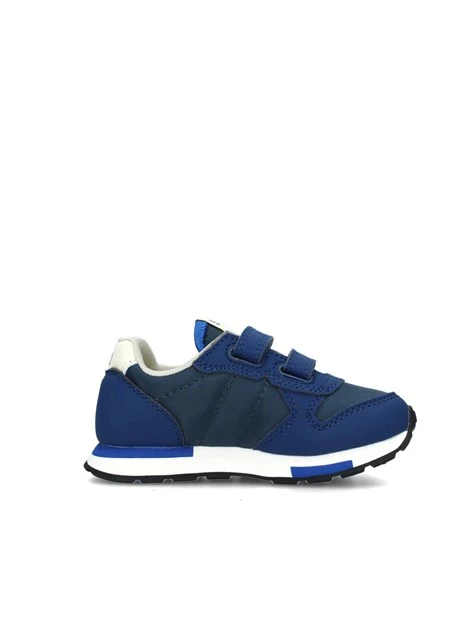 SNEAKERS BASSE NIKI SOLID CON STRAPPI BAMBINO BLU