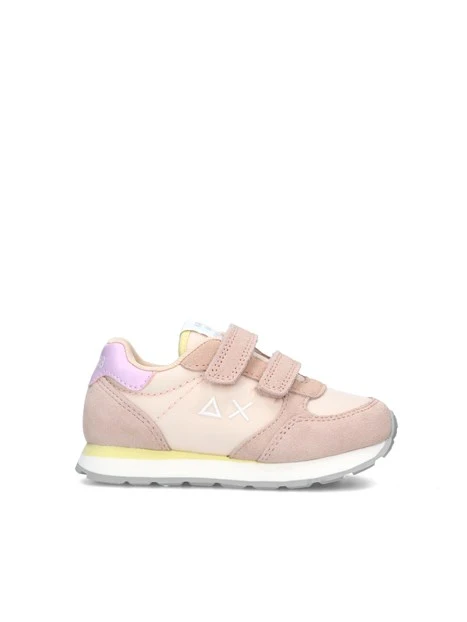 SNEAKERS BASSE ALLY SOLID CON STRAPPI BAMBINA BEIGE