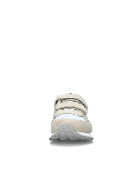 SNEAKERS BASSE ALLY GOLD SILVER CON STRAPPI BAMBINA BIANCO