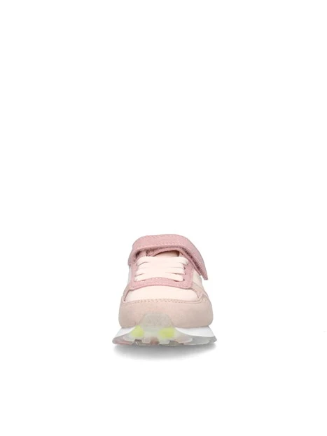 SNEAKERS BASSE ALLY CANDY CANE CON DOPPIA CHIUSURA BAMBINA BEIGE