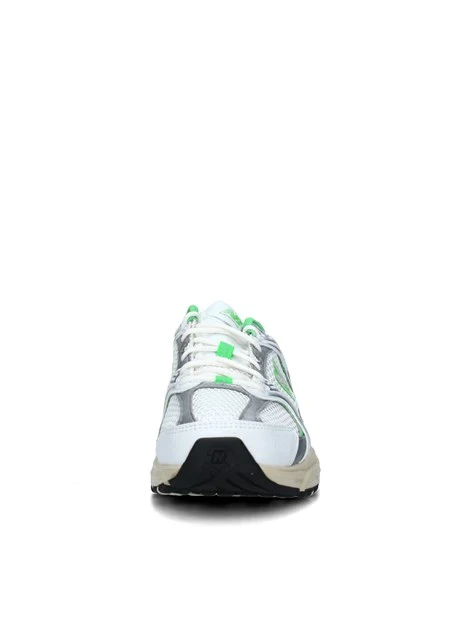 SNEAKERS PLATFORM 530 CON INSERTI LIME UNISEX ADULTO BIANCO