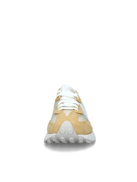 SNEAKERS BASSE 327 BICOLORE UNISEX ADULTO BEIGE