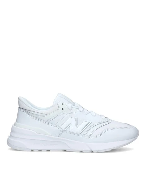 SNEAKERS PLATFORM 997 IN PELLE MONOCOLORE UNISEX ADULTO BIANCO