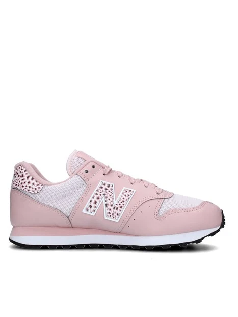 SNEAKERS BASSE 500 CON LOGO TRAMA ANIMALIER DONNA ROSA