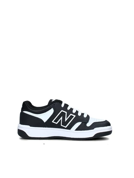 SNEAKERS BASSE 480 BICOLORE BIANCO NERO