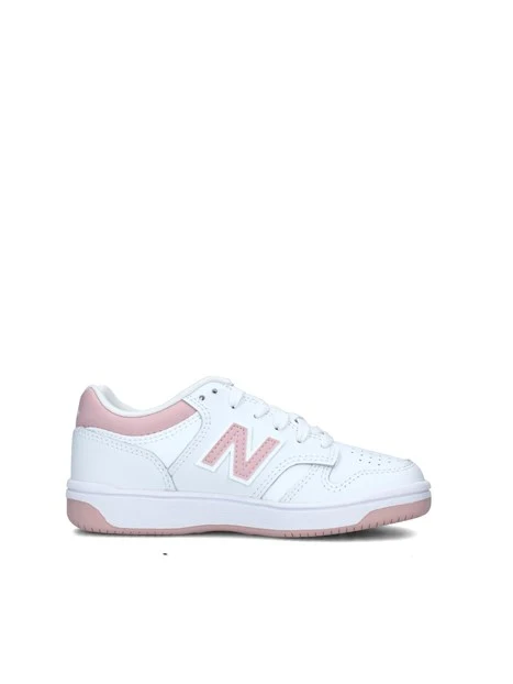 SNEAKERS BASSE 480 CON INSERTI ROSA BAMBINA BIANCO