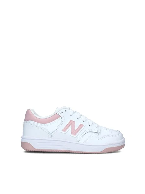 SNEAKERS BASSE 480 CON INSERTI ROSA BAMBINA BIANCO