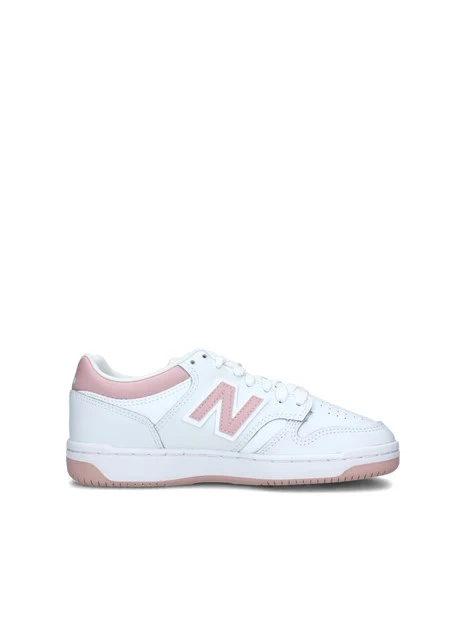 SNEAKERS BASSE 480 BICOLORE BAMBINA BIANCO ROSA