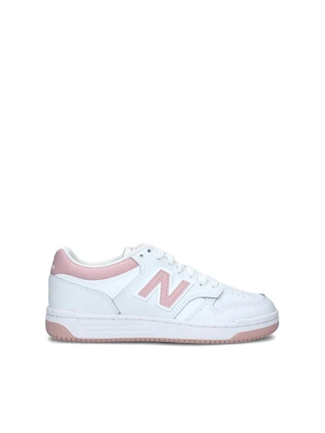 SNEAKERS BASSE 480 BICOLORE BAMBINA BIANCO ROSA