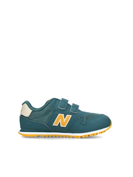 SNEAKERS BASSE 500 BICOLORE CON STRAPPI UNISEX BAMBINO VERDE