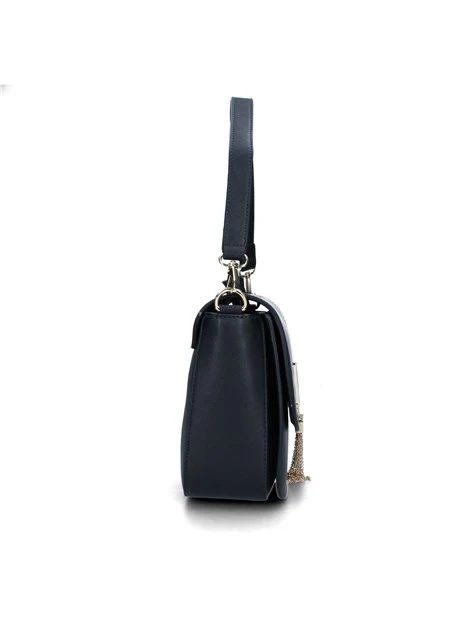 BORSA A SPALLA DIVINA SA CON CATENINA AMOVIBILE DONNA BLU NAVY