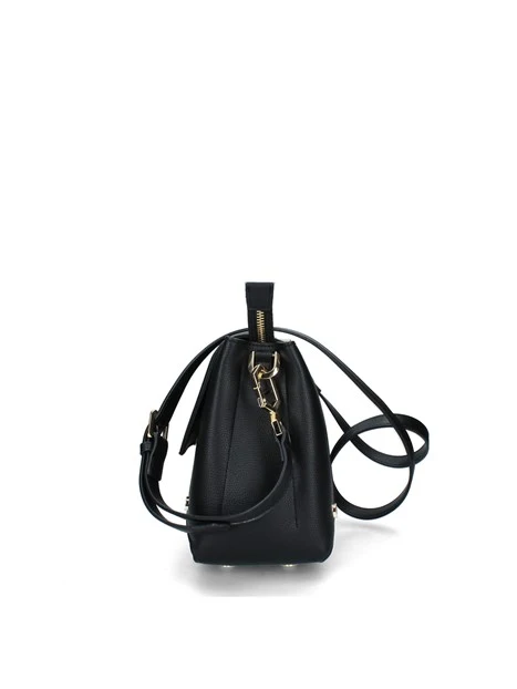 BORSA A TRACOLLA ROOMY MEDIA MONOCOLORE DONNA NERO