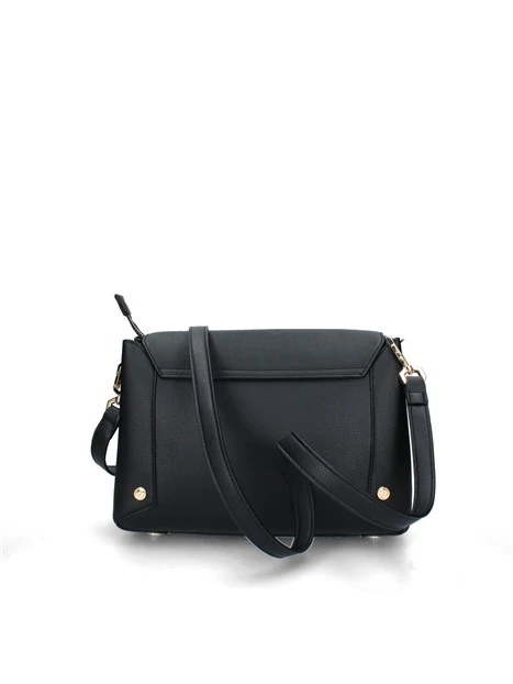 BORSA A TRACOLLA ROOMY MEDIA MONOCOLORE DONNA NERO