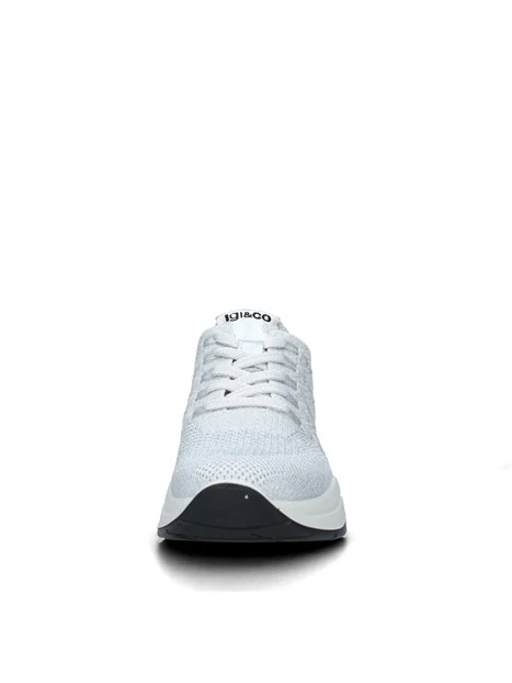 SNEAKERS PLATFORM IN MAGLIA DONNA ARGENTO