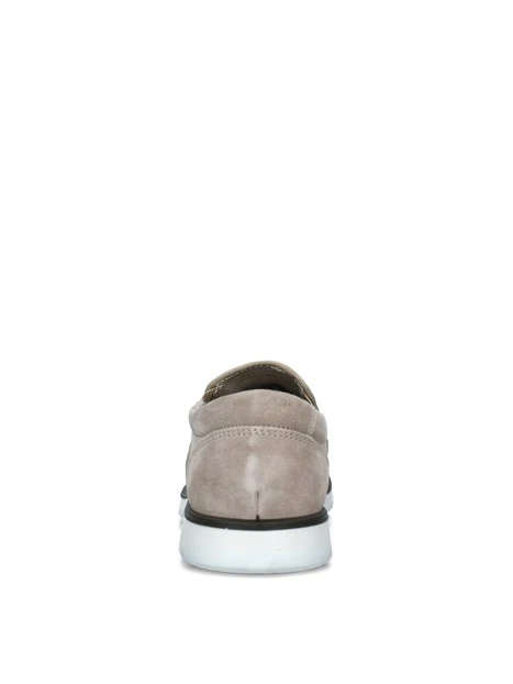 SNEAKERS SLIP ON CON TRAMA A RICAMI UOMO BEIGE