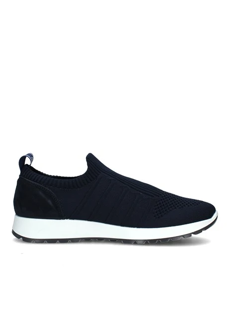 SNEAKERS SLIP ON A MAGLIA UOMO BLU