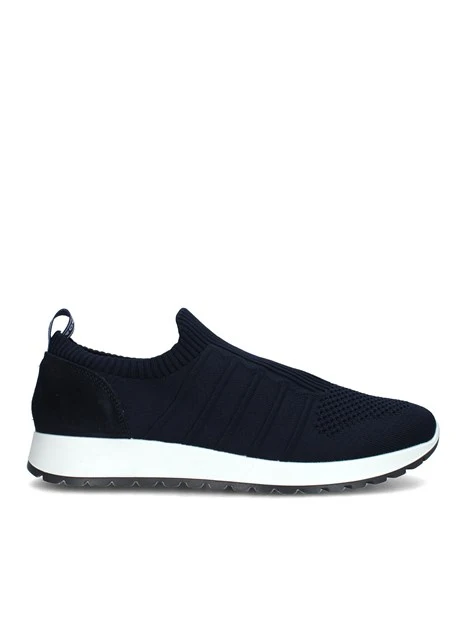 SNEAKERS SLIP ON A MAGLIA UOMO BLU