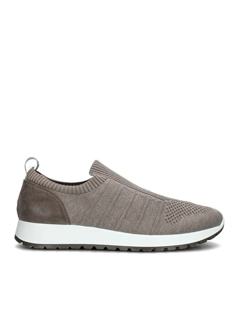 SNEAKERS SLIP ON A MAGLIA UOMO BEIGE