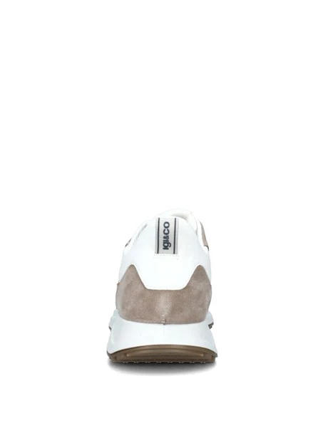 SNEAKERS PLATFORM MULTICOLORE UOMO BEIGE BIANCO