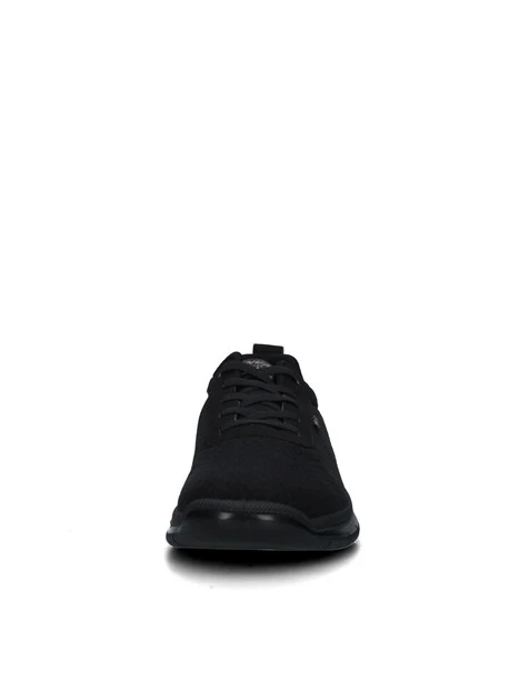 SNEAKERS PLATFORM IN RETE CON SOLETTA ESTRAIBILE IN PELLE UOMO NERO