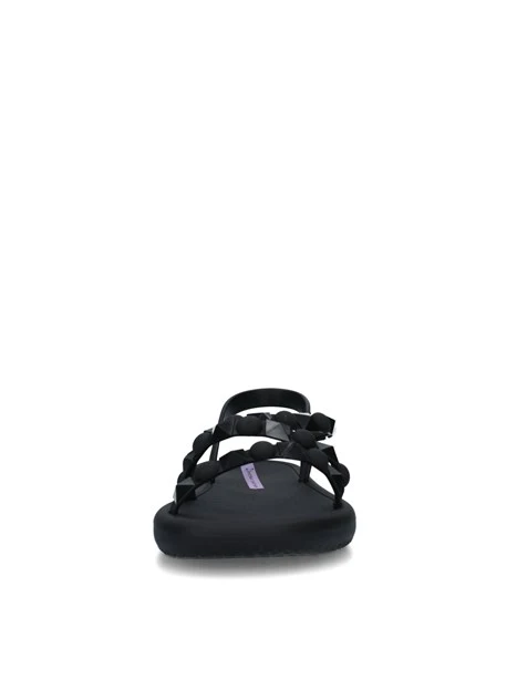 SANDALI MARE MEU SOL FLATFORM DONNA NERO LILLA