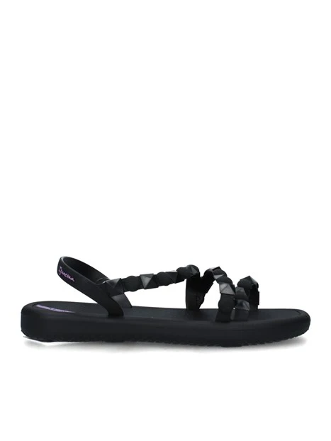 SANDALI MARE MEU SOL FLATFORM DONNA NERO LILLA