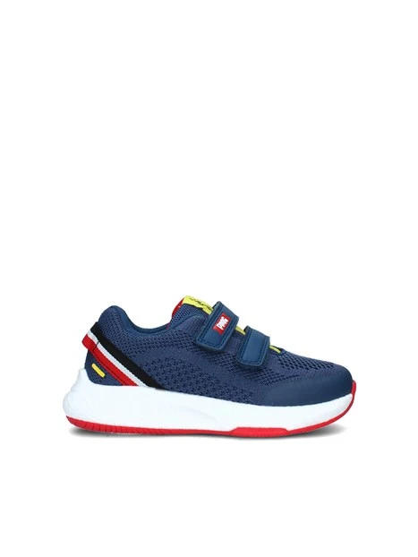 SNEAKERS BASSE B&G RAPID CON STRAPPI BAMBINO BLU ROSSO