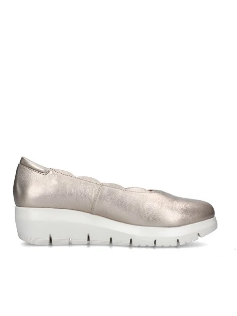 MOCASSINI PLUME 24 LAMINATI DONNA BEIGE