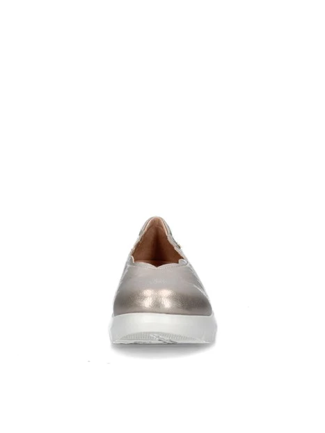 MOCASSINI PLUME 24 LAMINATI DONNA BEIGE