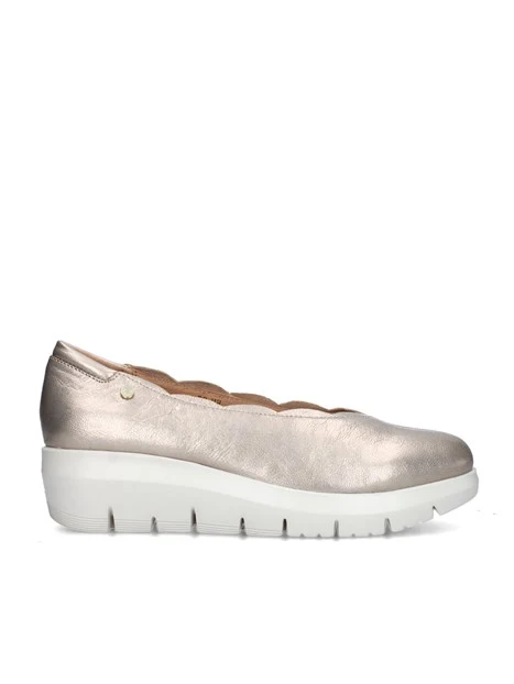 MOCASSINI PLUME 24 LAMINATI DONNA BEIGE