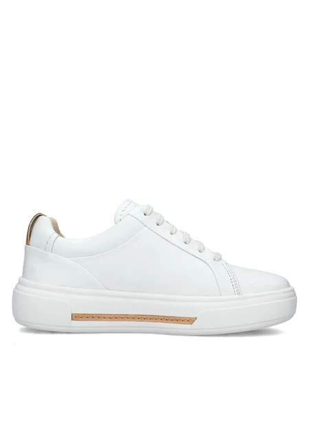 SNEAKERS PLATFORM HOLLYHOCK WALK CON BANDA BEIGE DONNA BIANCO