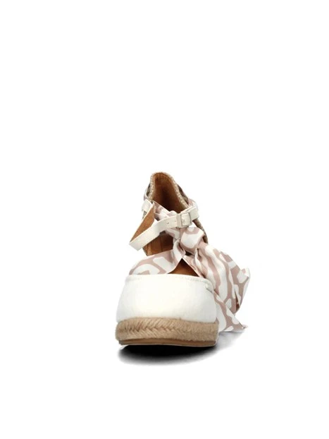 ESPADRILLAS MAYA CVS CON BANDA COLORATA DONNA BIANCO