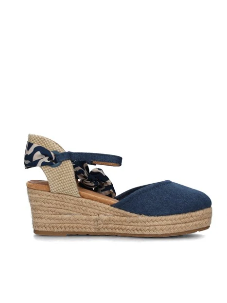 ESPADRILLAS CORONA CVS CON BANDA COLORATA DONNA BLU NAVY