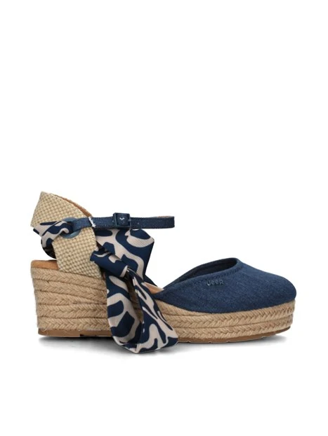 ESPADRILLAS CORONA CVS CON BANDA COLORATA DONNA BLU NAVY