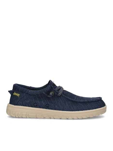 MOCASSINI SAMOA WALLABEE KNIT CON LACCI UOMO BLU NAVY