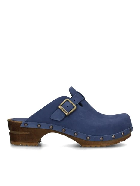 SABOT KRISTEL CON BORCHIE E FIBBIA LOGATA DONNA BLU