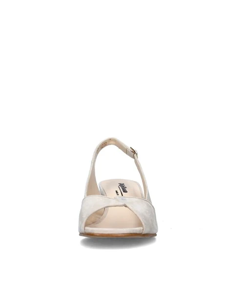 SANDALI TACCO ALTO CON CINTURINO DONNA BEIGE