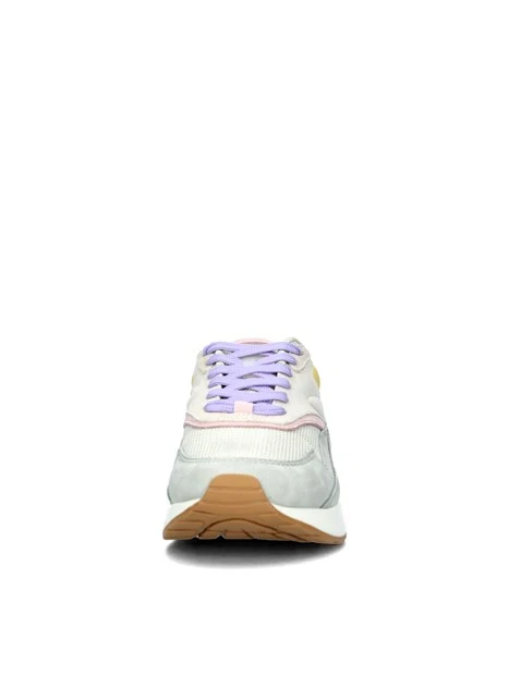 SNEAKERS BASSE PARTHENON MULTICOLORE DONNA BEIGE VERDE CHIARO