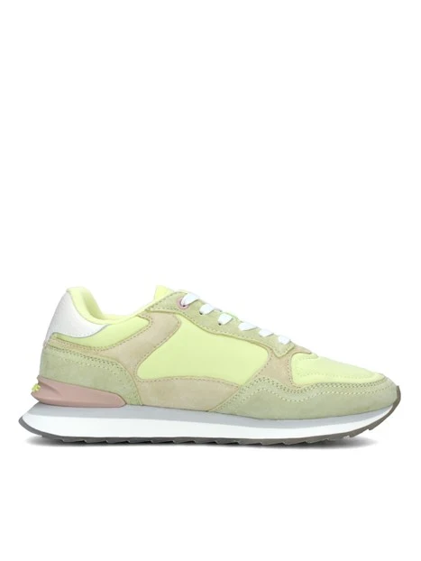 SNEAKERS BASSE CLEARWATER MULTICOLORE DONNA VERDE CHIARO BEIGE