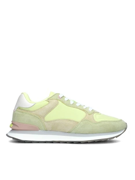 SNEAKERS BASSE CLEARWATER MULTICOLORE DONNA VERDE CHIARO BEIGE