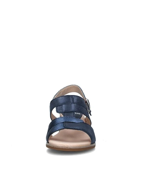 SANDALI TACCO ALTO IN PELLE KIBOW DONNA BLU