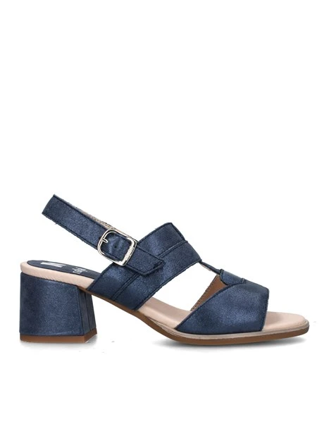 SANDALI TACCO ALTO IN PELLE KIBOW DONNA BLU