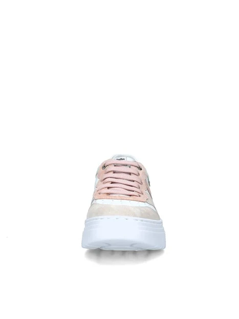 SNEAKERS PLATFORM BACCARA MULTICOLORE DONNA BIANCO VERDE PESCA