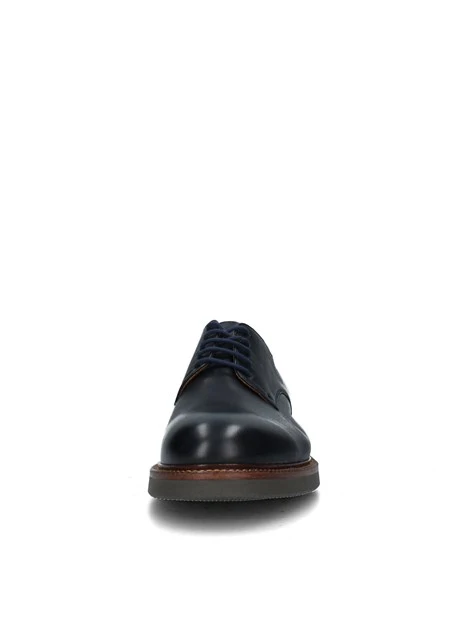 STRINGATE DERBY CON IMPUNTURE IN CONTRASTO UOMO BLU