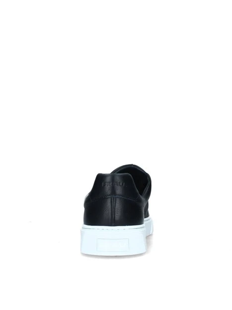 SNEAKERS BASSE CON LOGO A FORI UOMO BLU SCURO