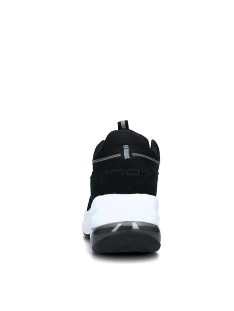 SNEAKERS PLATFORM UP BICOLORE DONNA NERO BIANCO